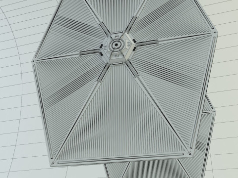 TIE-fighter spacecraft Modèle 3D
