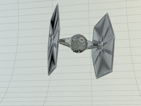 TIE-fighter spacecraft Modèle 3D