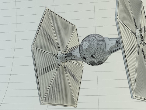 TIE-fighter spacecraft Modèle 3D