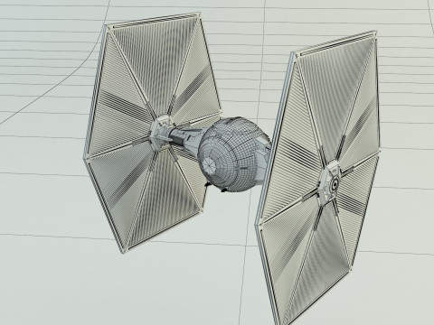 TIE-fighter spacecraft Modèle 3D