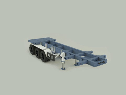 Trailer model 161 3D Model