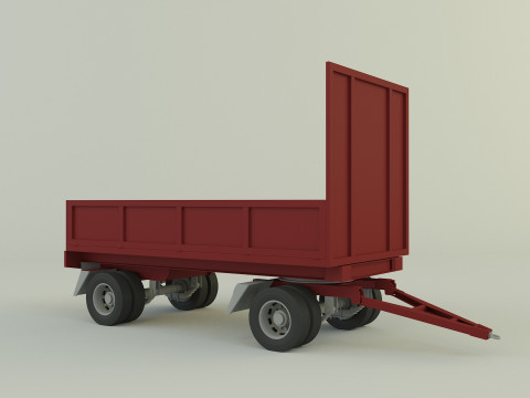 Load trailer 551 3D Model