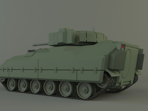 M2布拉德利坦克 3D 模型