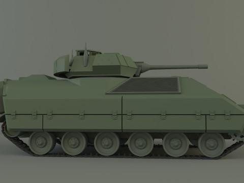 M2布拉德利坦克 3D 模型