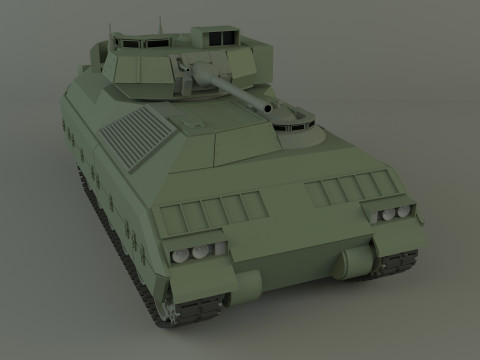 M2布拉德利坦克 3D 模型