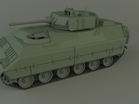 M2布拉德利坦克 3D 模型