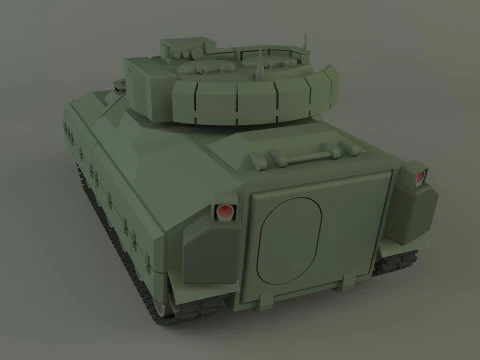 M2 Bradley tank 3D Model