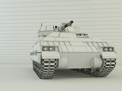 M2布拉德利坦克 3D 模型