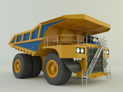 Großer Muldenkipper 3D Modell