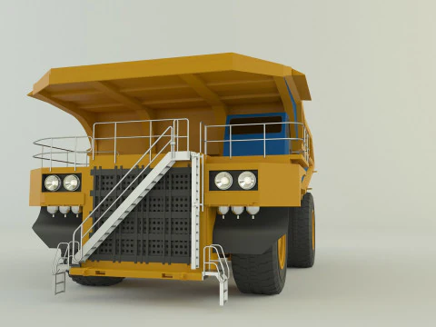Big Mining Truck 3D Model