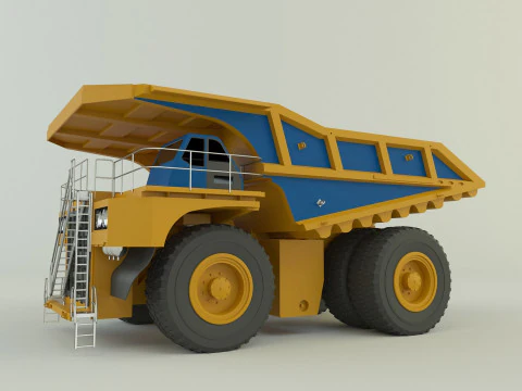 Big Mining Truck 3D Model