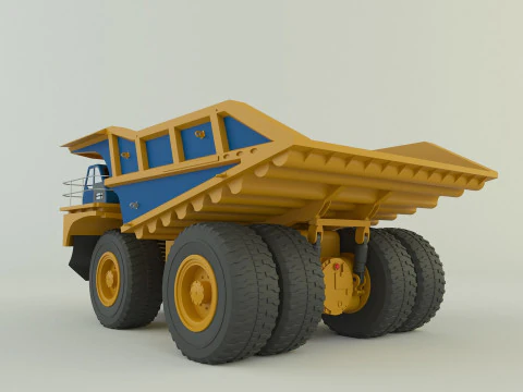Big Mining Truck 3D Model