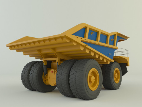 Big Mining Truck Modelo 3D
