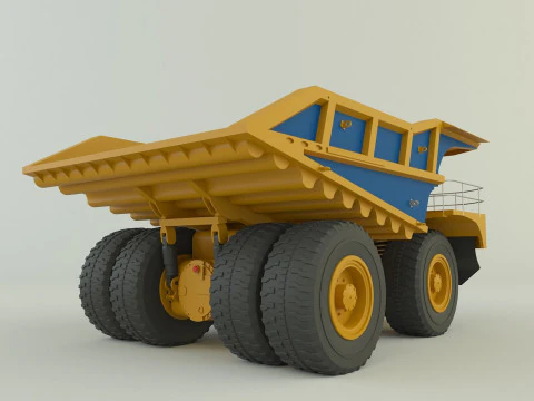 Big Mining Truck 3D Model