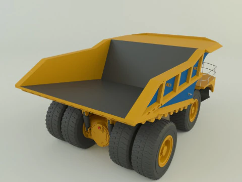 Big Mining Truck 3D Model