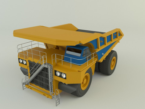 Big Mining Truck Modelo 3D