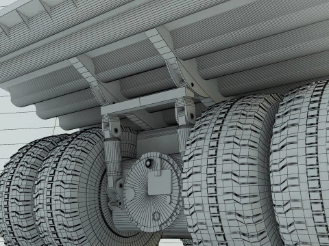 Big Mining Truck 3D Model