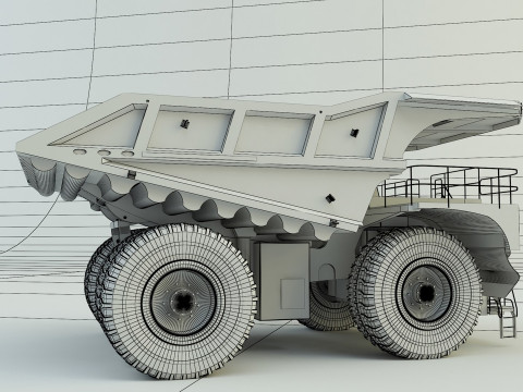 Big Mining Truck Modelo 3D