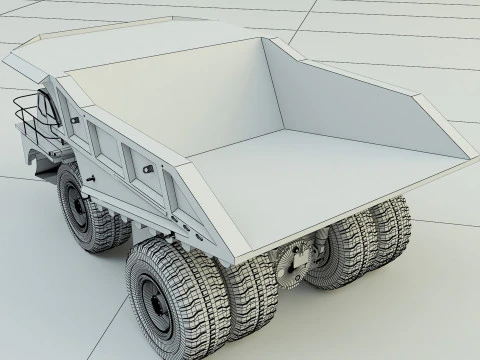 Big Mining Truck 3D Model