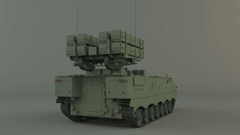 Nti tank missile carrier aft-10 3D Model .c4d .max .obj .3ds .fbx .stl .blend
