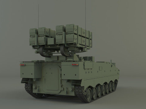 Nti tank missile carrier aft-10 Model 3D