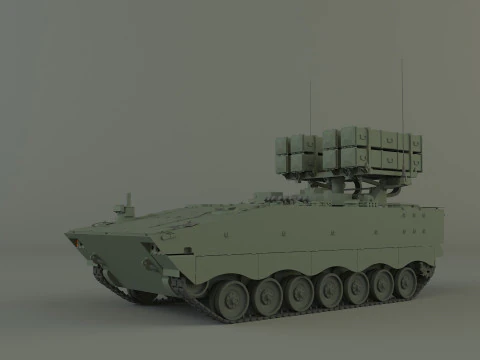 Nti tank missile carrier aft-10 3D Model