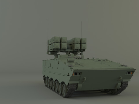 Nti tank missile carrier aft-10 3D Model