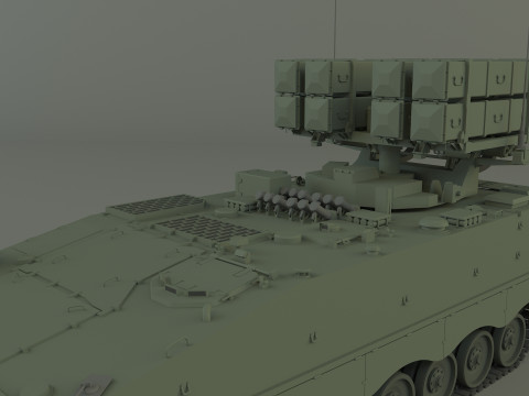 Nti tank missile carrier aft-10 3D Model