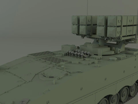 Nti tank missile carrier aft-10 3D Model