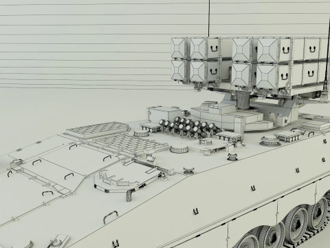 Nti tank missile carrier aft-10 3D Model