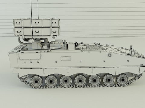 Nti tank missile carrier aft-10 3D Model