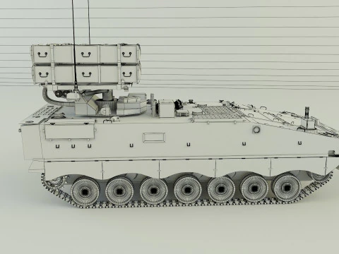 Nti tank missile carrier aft-10 3D Model