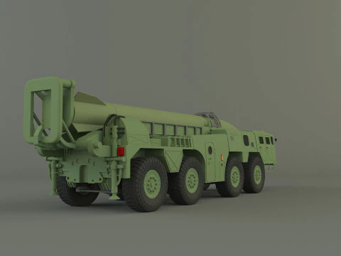 Scout B military vehicle 3D Model