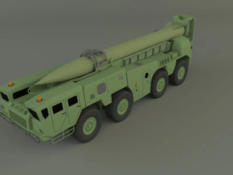 Scout B military vehicle 3D Model