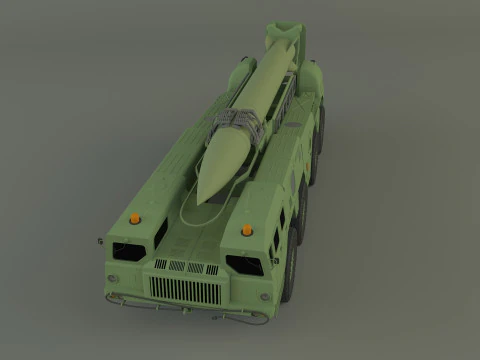 Scout B military vehicle 3D Model