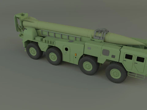 Scout B military vehicle 3D Model