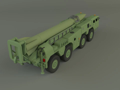 Scout B military vehicle 3D Model