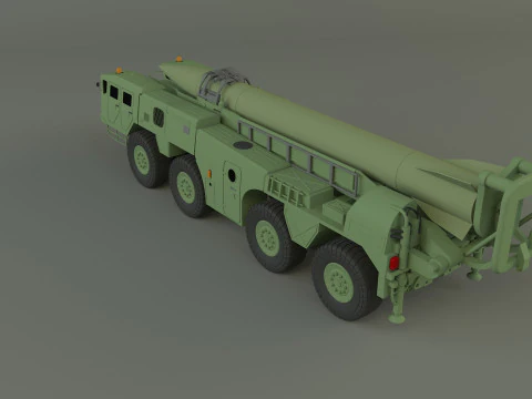 Scout B military vehicle 3D Model