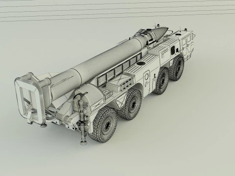 Scout B military vehicle 3D Model