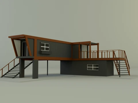 Prefabricated house model 3D Model