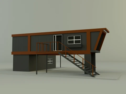 Prefabricated house model 3D Model