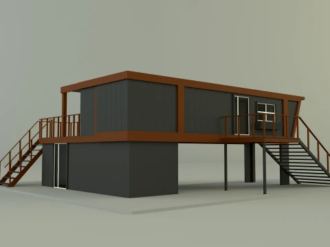 Prefabricated house model 3D Model