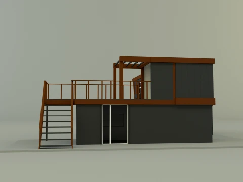 Prefabricated house model 3D Model