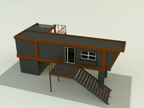 Prefabricated house model 3D Model