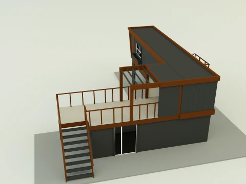 Prefabricated house model 3D Model