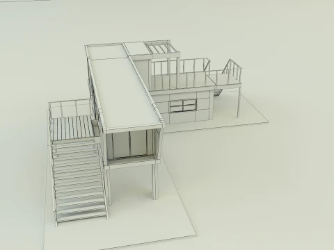 Prefabricated house model 3D Model