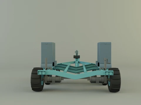 Boat trailer 3D Model