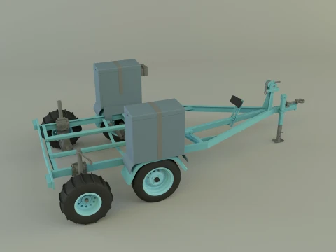 Boat trailer 3D Model