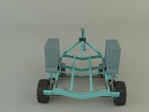 Boat trailer 3D Model