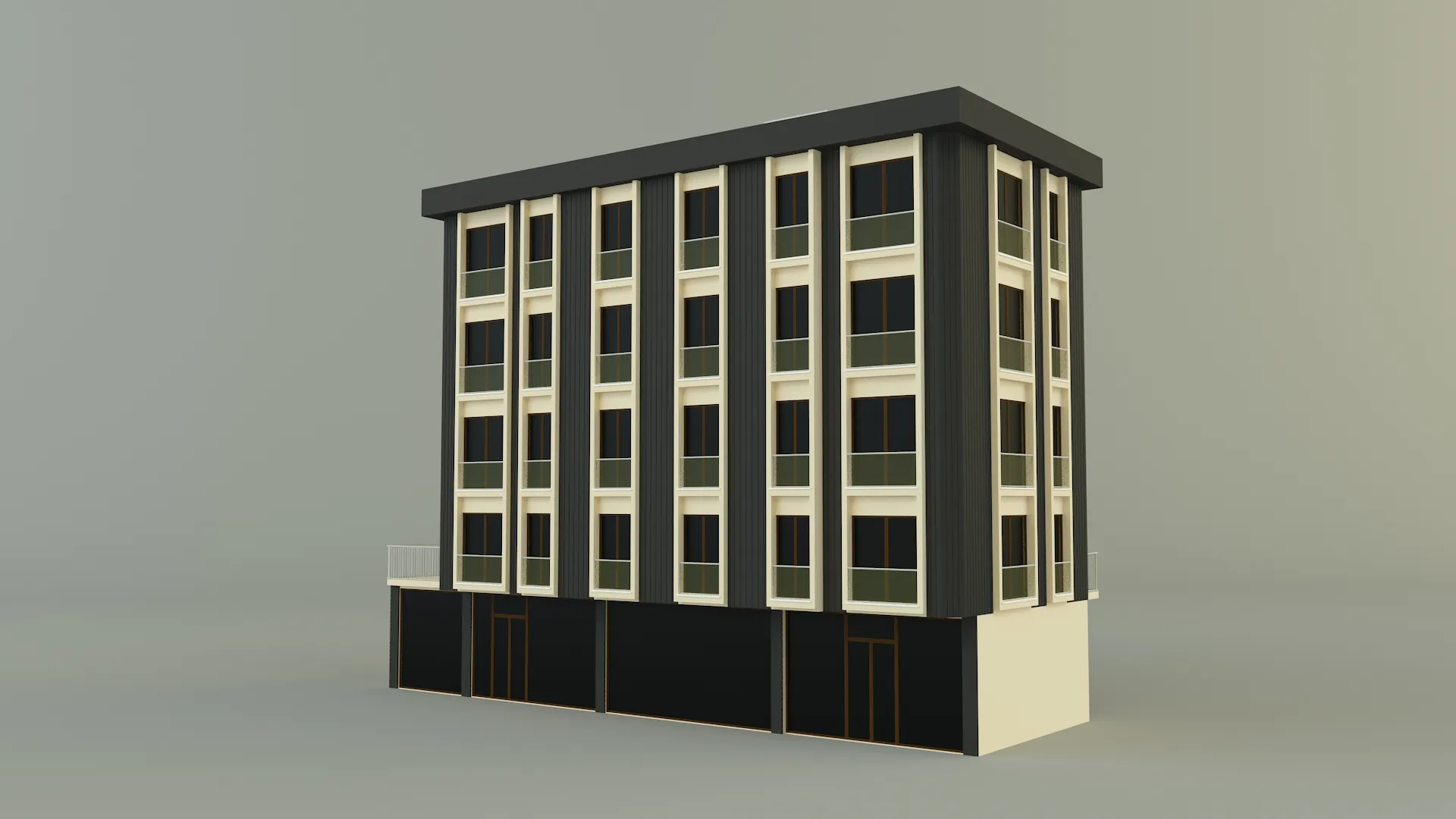 Modelo de casa Modelo 3D .c4d .max .obj .3ds .fbx .stl .blend 